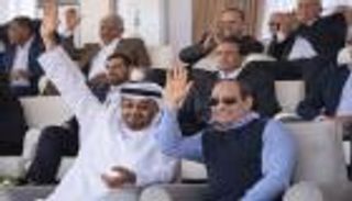 محمد بن زايد والسيسي.. قبائل سيناء ترحب بضيف مصر في شرم الشيخ