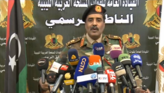 اللواء أحمد المسماري المتحدث باسم الجيش الليبي