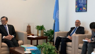 اللقاء استعرض التعاون الوثيق بين ‫السعودية والأمم المتحدة