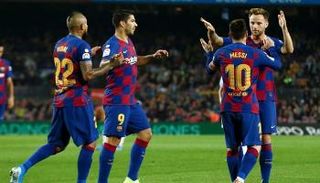 سواريز ةفيدال وراكيتيتش وميسي