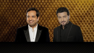 راشد الماجد وماجد المهندس معا في حفل واحد