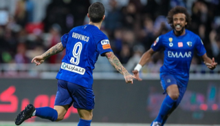 من مباراة الهلال والفيصلي