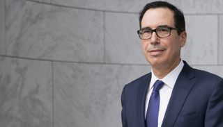 وزير الخزانة الأمريكي ستيفن منوتشين