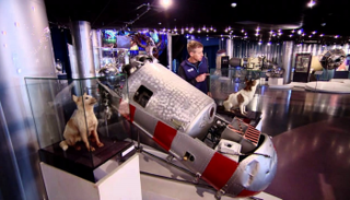 أحد متاحف الفضاء في موسكو