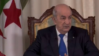 الرئيس الجزائري عبدالمجيد تبون