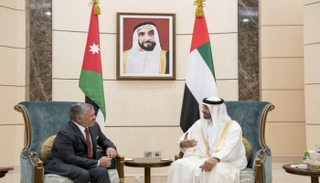 الشيخ محمد بن زايد آل نهيان والملك عبدالله الثاني - أرشيفية