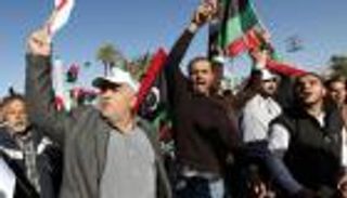 مظاهرات في بنغازي رفضا للتدخل التركي ودعما للجيش الليبي