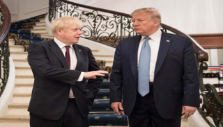 دونالد ترامب وبوريس جونسون - أرشيفية