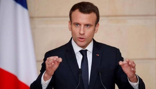 الرئيس الفرنسي إيمانويل ماكرون