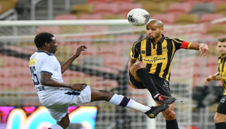 من مباراة الاتحاد والعدالة