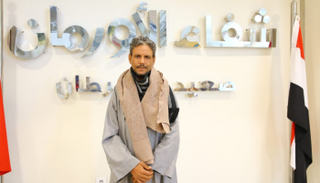 عبدالمجيد أحمد محمد بعد شفائه من السرطان