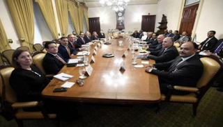 اجتماع سابق بين مصر وإثيوبيا والسودان في واشنطن