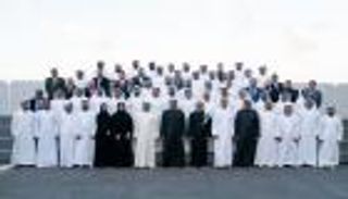 الشيخ محمد بن زايد يلتقي وفد ماراثون زايد الخيري