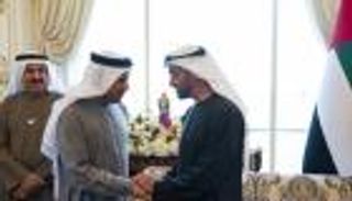 محمد بن زايد والزياني يبحثان أوضاع منطقة الخليج