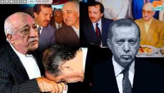الرئيس التركي رجب طيب أردوغان مع فتح الله غولن- أرشيفية