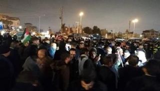 مظاهرات أمام السفارة الأمريكية في الأردن