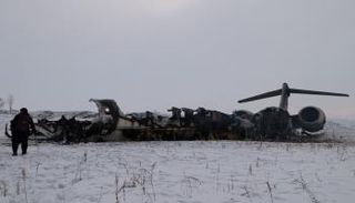 الطائرة العسكرية الأمريكية التي تحطمت في أفغانستان - رويترز 