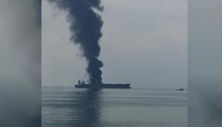  الباخرة لا تحمل أي شحنات نفطية