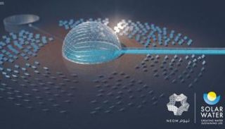 نيوم تبني أول محطة لتحلية المياه بتقنية القبة الشمسية