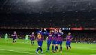 ليلة استثنائية لميسي.. برشلونة يسحق ليجانيس بخماسية في الكأس