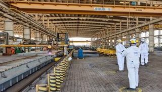 منطقة عمل تابعة لشركة الأحواض الجافة العالمية