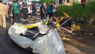 تحطم طائرة شراعية في ولاية كيرالا 