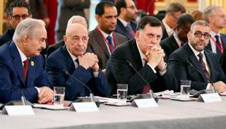 المشري والسراج وصالح وحفتر -أرشيفية