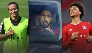 لويس سواريز وليروي ساني وتياجو ألكانتارا