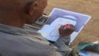 سوداني يرسم الشيخ صباح الأحمد.. إبداع يجسد أمير الإنسانية