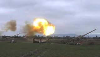 جانب من الاشتباكات في إقليم ناغورني قره باغ