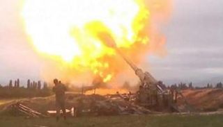 جانب من الاشتباكات بين أرمينيا وأذربيجان