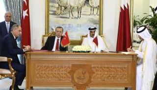 رجب أردوغان وتميم بن حمد - أرشيفية