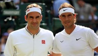 الإسباني رافائيل نادال والسويسري روجيه فيدرر