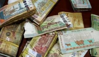 عملات ورقية متنوعة من الجنيه السوداني