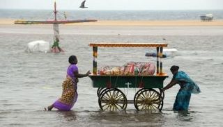 الأمطار في جنوب الهند