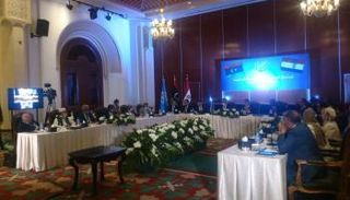 جانب من اجتماعات القاهرة بين فرقاء ليبيا 