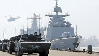 قوات من سلاح مشاة البحرية بالجيش الصيني- أرشيفية