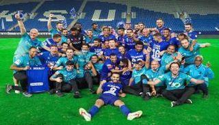 الهلال حامل لقب الدوري السعودي 