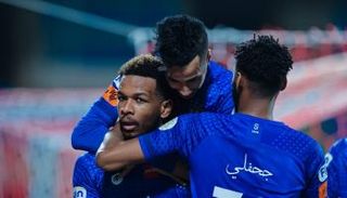 فرحة الهلال بالفوز