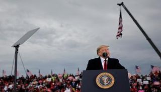 جانب من مؤتمر انتخابي سابق  لترامب