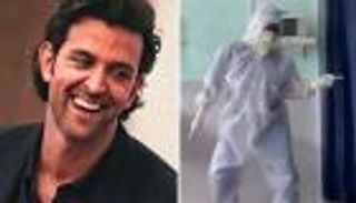 هريثيك روشان يشيد بالطبيب "الراقص".. يحاول إسعاد مرضى كورونا 