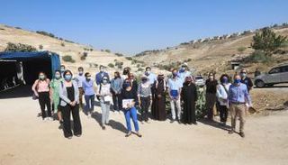 جانب الزيارة اليوم