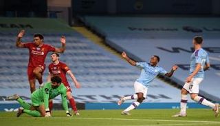 من مباراة لليفربول ضد مانشستر سيتي