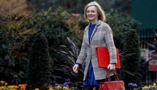 وزيرة التجارة البريطانية ليز تروس