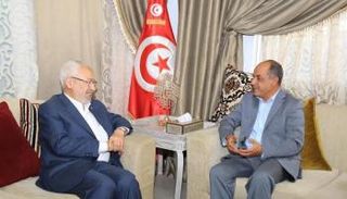 الغرياني في لقاء سابق مع الغنوشي