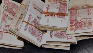 أوراق نقدية جزائرية من فئة ألف دينار