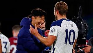 هاري كين وهيونج سون مين نجما توتنهام