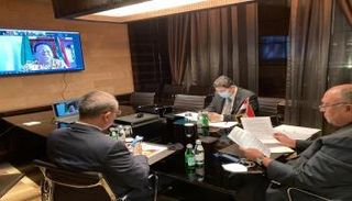 جانب من الاجتماع الخاص بسد النهضة