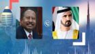 محمد بن راشد يبحث مع حمدوك تعزيز العلاقات الإماراتية السودانية