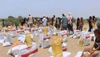 جانب من المساعدات الإماراتية